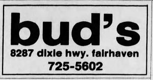 Bobby Macs Bayside Tavern & Grill (Buds Restaurant) - Aug 29 1985 Ad (newer photo)
